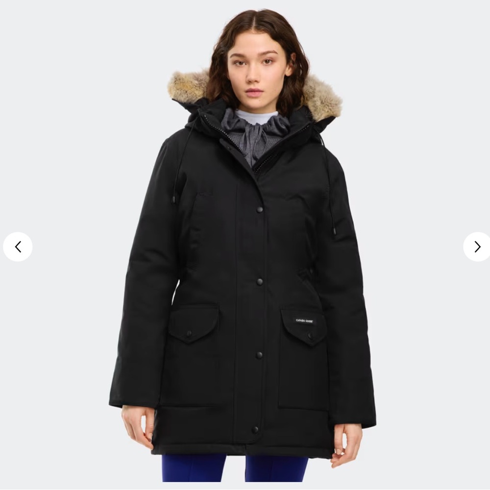 Canada Goose Trillium Black Parka with Fur